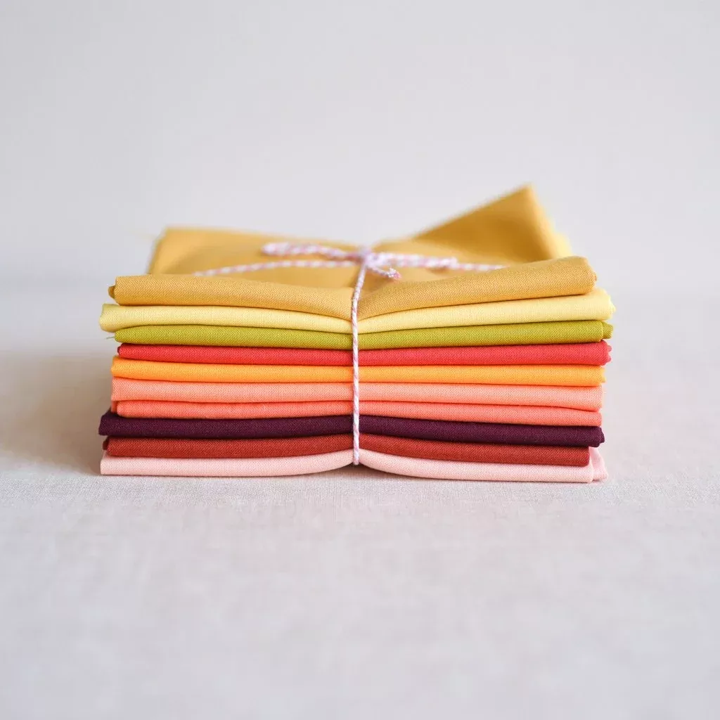 the workroom : Kris’ Solids Bundle: Harvest : 10 fat quarters