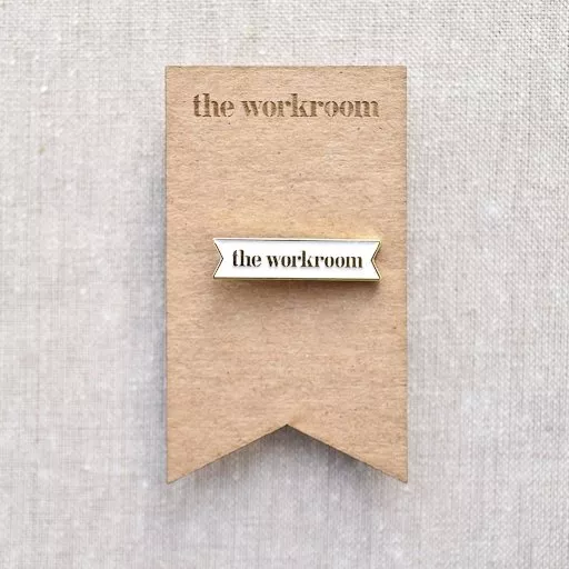 the workroom : the workroom Banner Enamel Pin