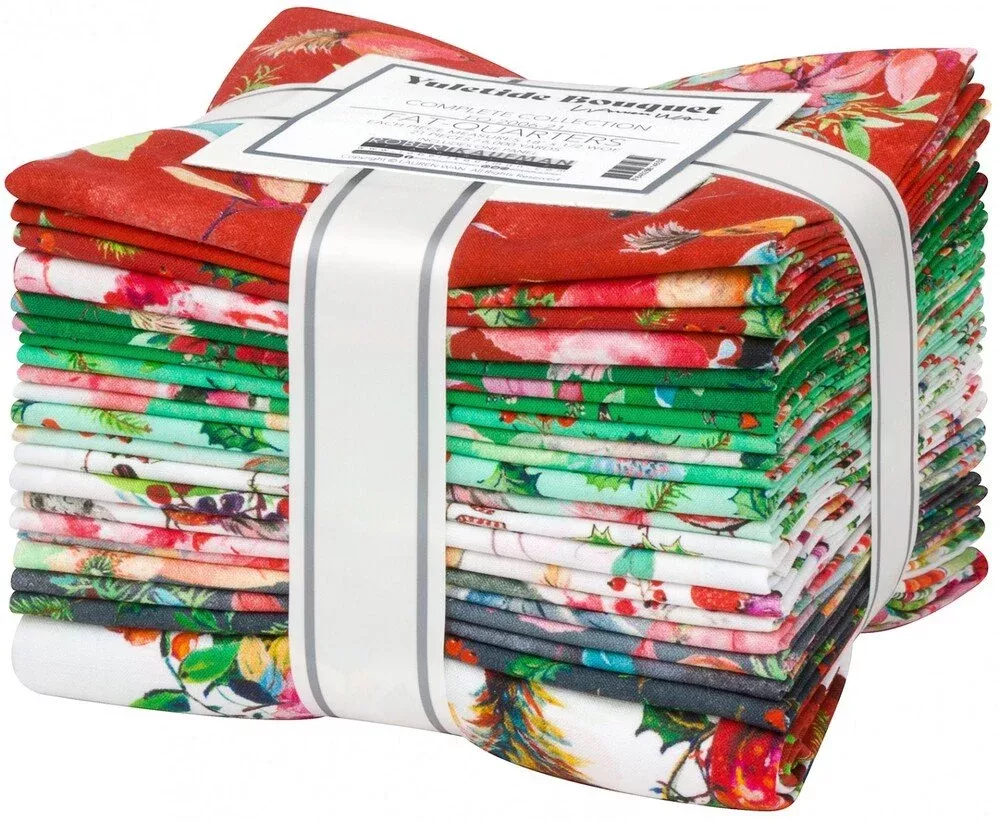 Yuletide Bouquet Fat Quarter Bundle -21pc