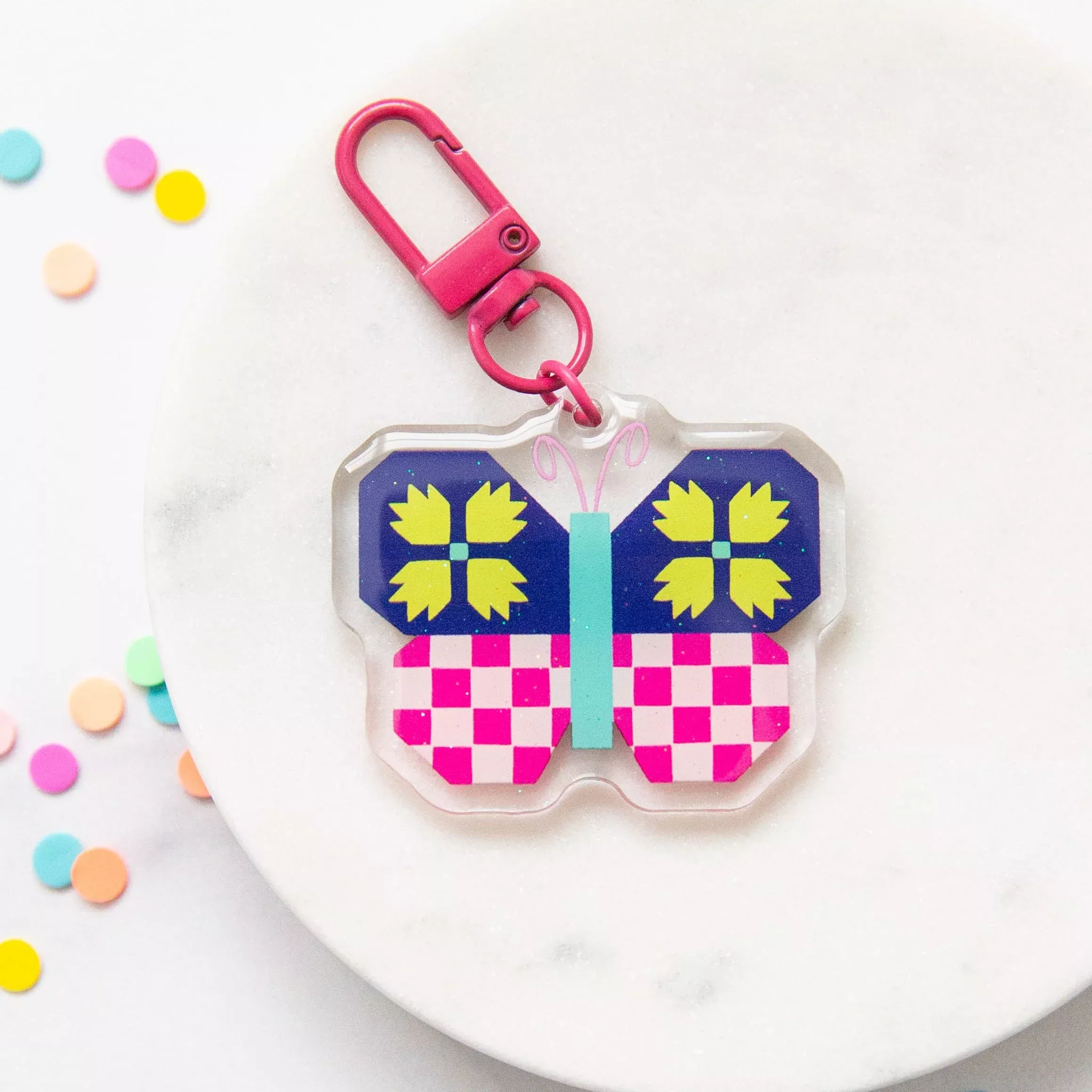 Zipper Pull: Butterfly