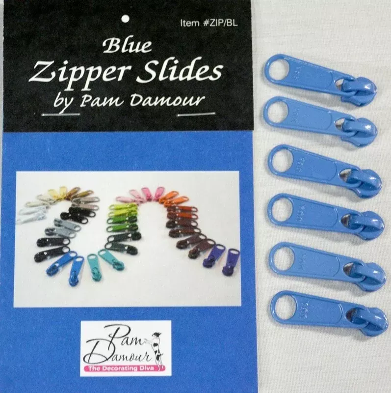 Zipper Slides - Blue