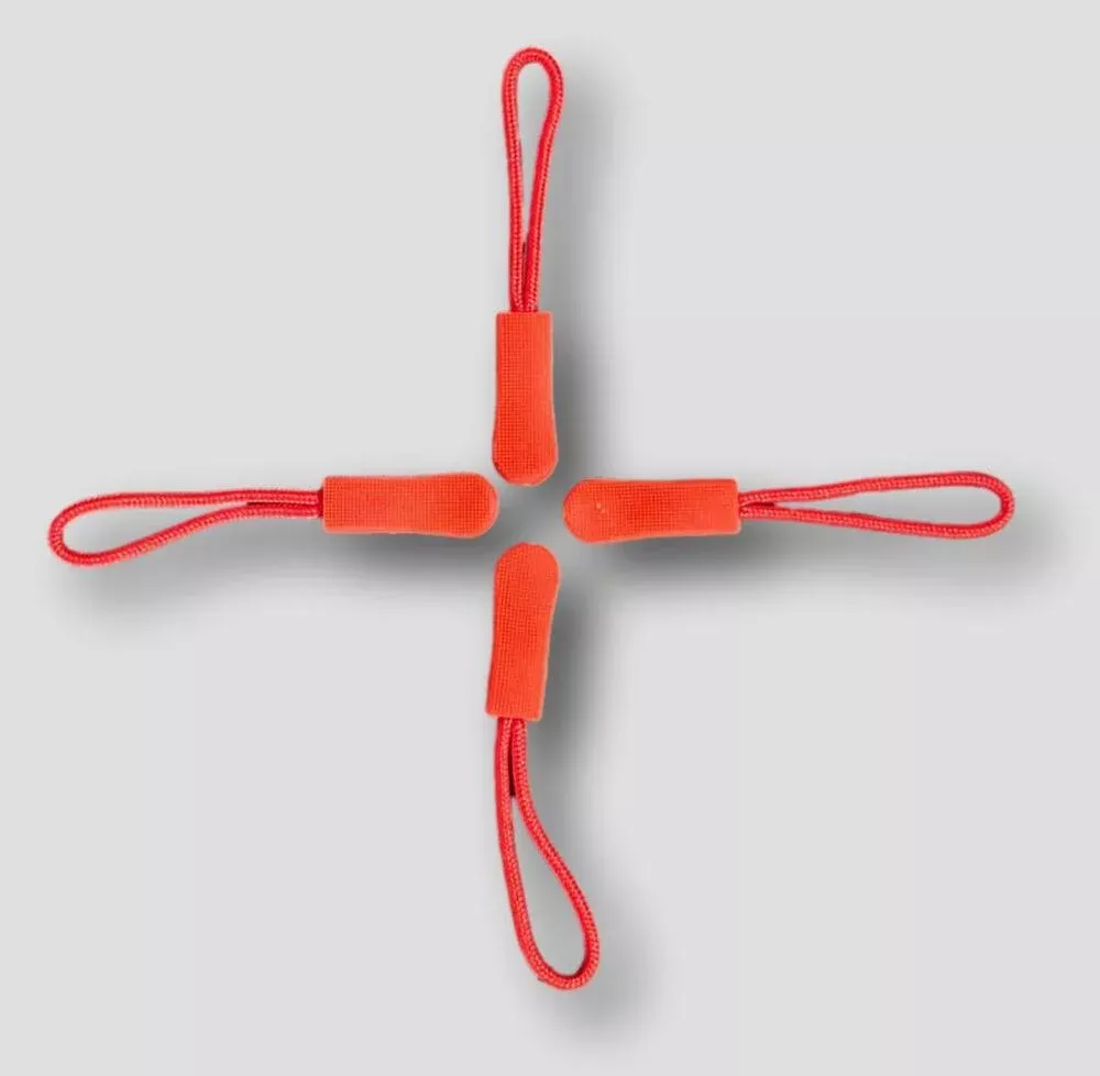 Zipper Widget - 4 Pack - Red