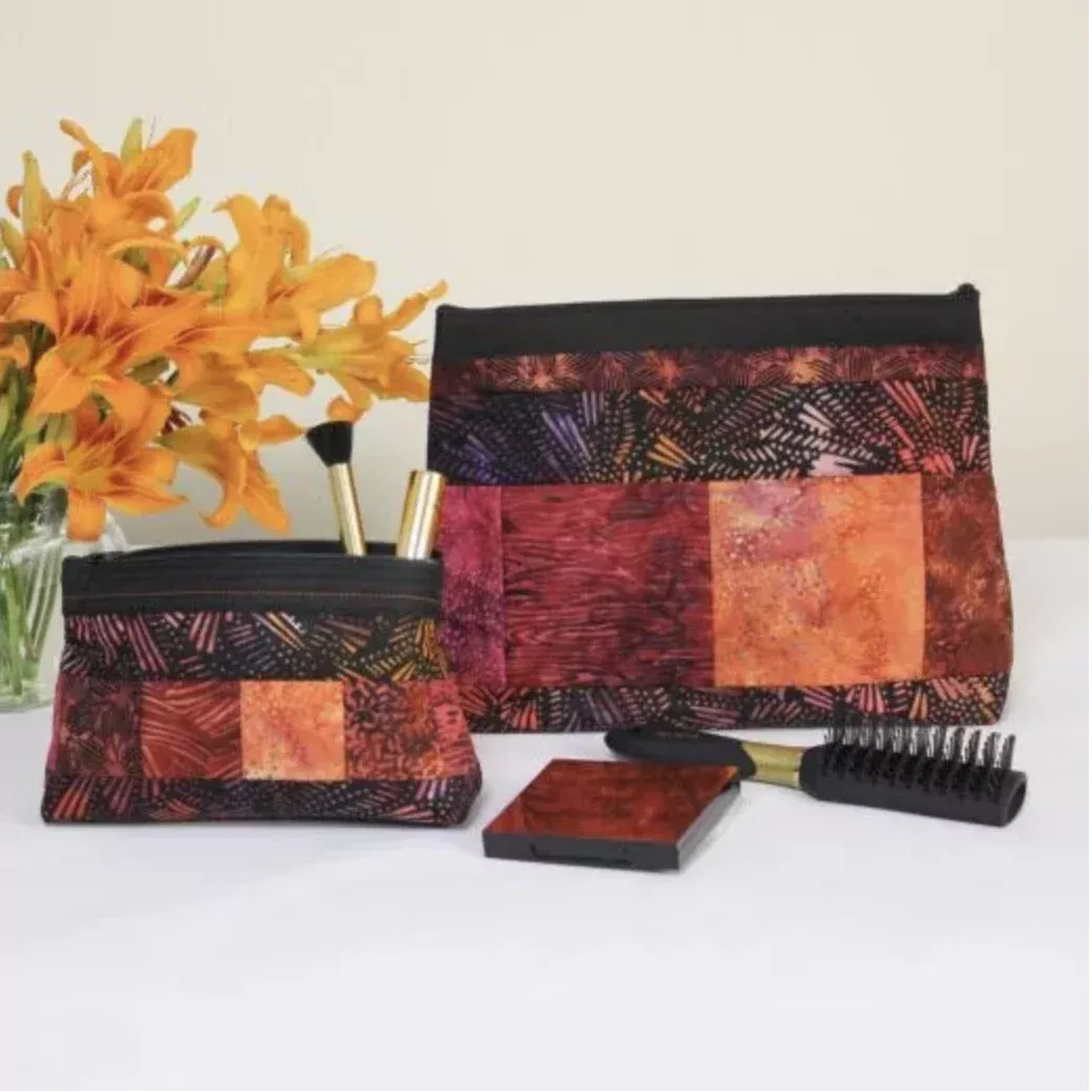 Zippity Do Done Black Cosmetic Bags